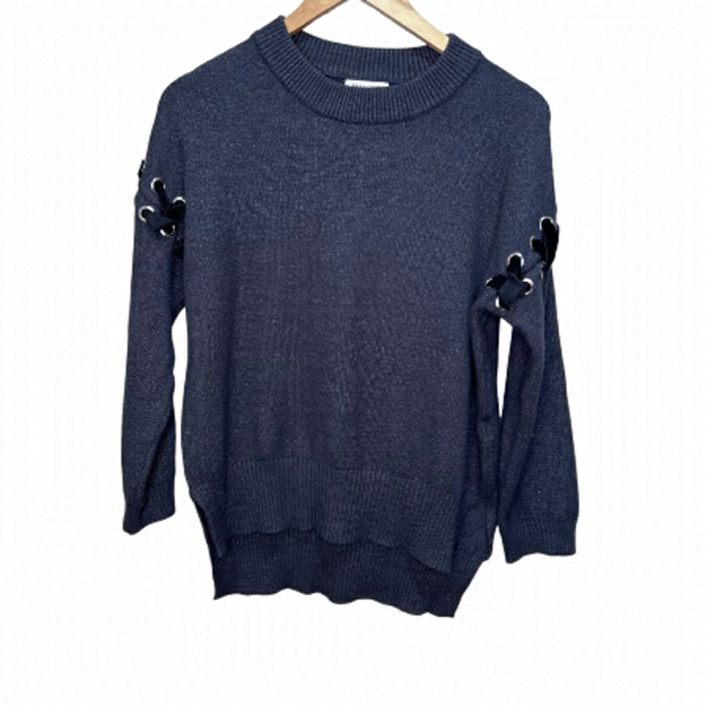 Molly Bracken Grey Crew Neck Sweater Size XS/S